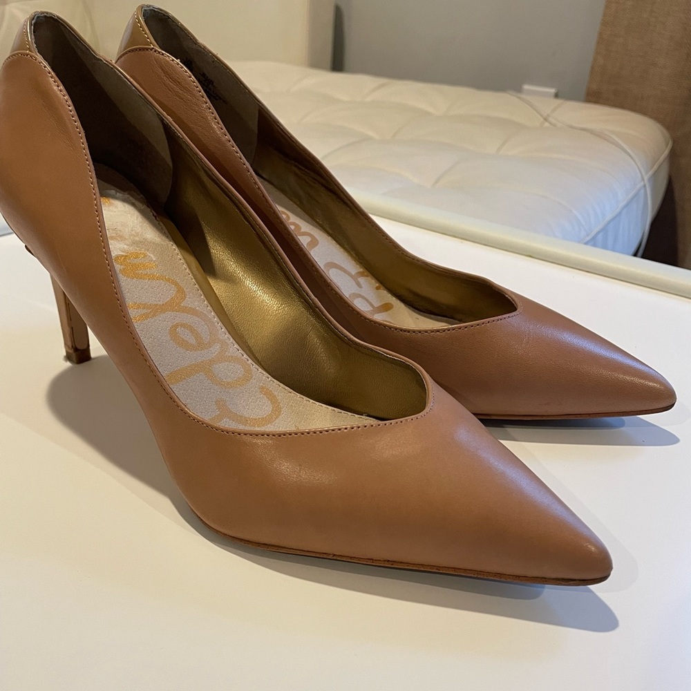Sam Edelman nude heels, size 10